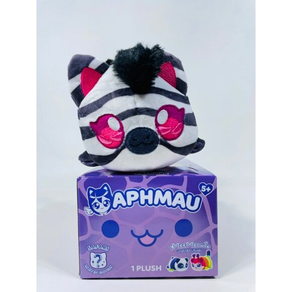 Aphmau MeeMeows 6" SAFARI Plush ZEBRA Cat Limited Edition 2024 - Picture 3 of 16